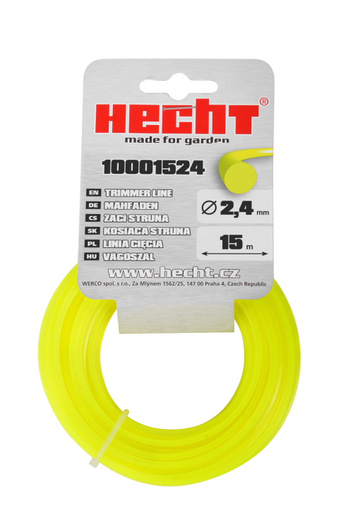 HECHT 10001524 - struna kulatá 2,4 mm x 15 m