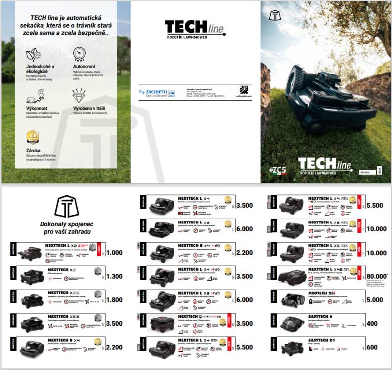 Katalog TECHline Robot brožura 2025