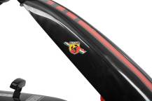 ABARTH - black - šlapací motokára