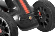 ABARTH - black - šlapací motokára