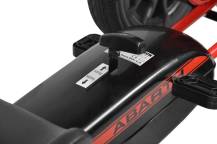 ABARTH - black - šlapací motokára