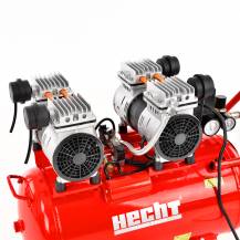 Bezolejový dvoumotorový kompresor - HECHT 2089089