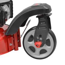 HECHT 5543 SXE - třikolová sekačka s pojezdem