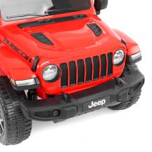 Jeep Wrangler Rubicon Red - akumulátorové autíčko - vozítko