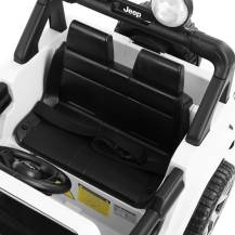 Jeep Wrangler Rubicon White - akumulátorové autíčko - vozítko