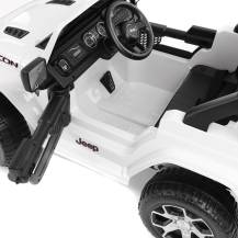 Jeep Wrangler Rubicon White - akumulátorové autíčko - vozítko