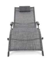 Lehátko VIOLA De Luxe (Black & Grey)