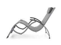 Lehátko VIOLA De Luxe (Black & Grey)