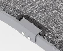 Lehátko VIOLA De Luxe (Black & Grey)